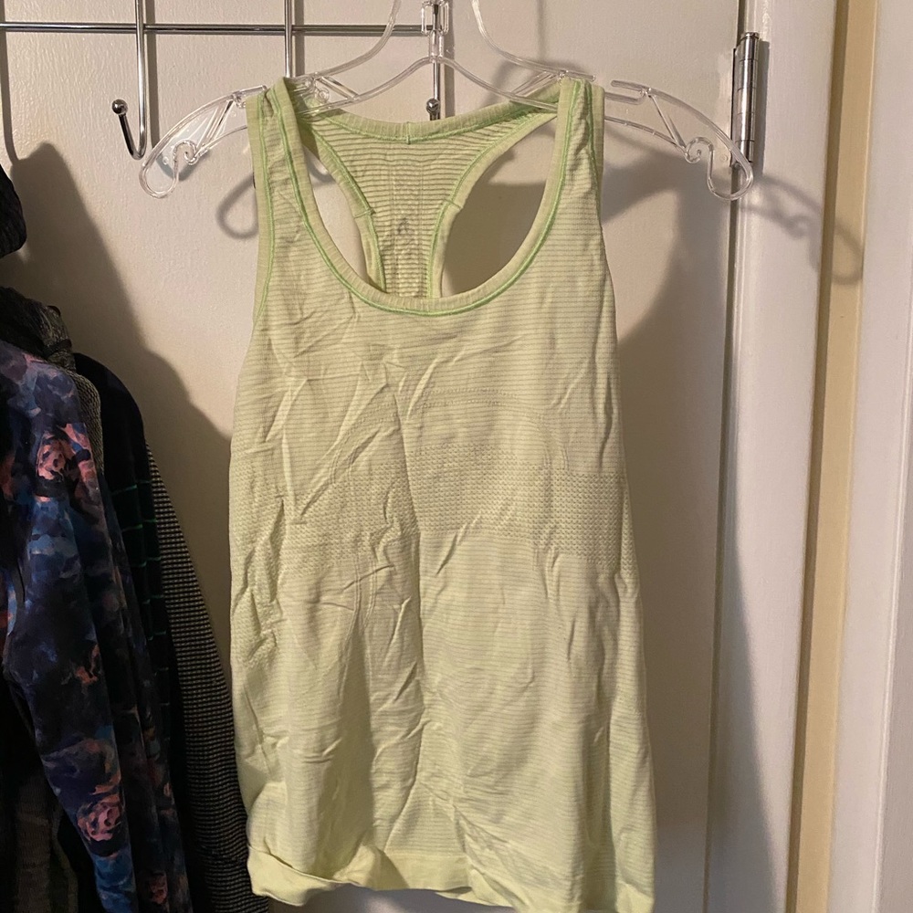 Neon Yellow Swiftly Tech Tank
